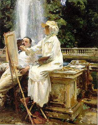 John Singer Sargent Jane Emmet und Wilfred de Glehn china oil painting image